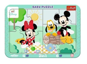 PUZZLE 2W1 RAMKOWE BABY DZIECIĘCA RADOŚĆ, TREFL
