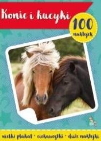 100 NAKLEJEK Z PLAKATEM. KONIE I KUCYKI