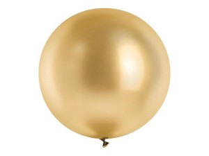 BALON GLOSSY ZŁOTY 100CM ZŁOTY