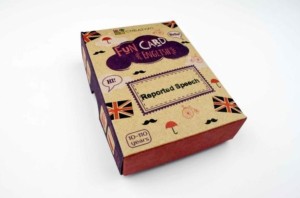 FUN CARD ENGLISH REPORTED SPEECH CREATIVO
