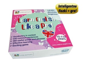 LEARN ENGLISH LIKE A PRO FISZKI + GRA BEGGINER