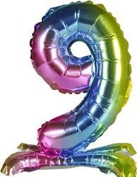 BALON FOLIOWY STOJĄCY 9 40CM