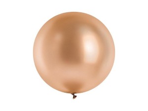 BALON GLOSSY RÓŻOWE ZŁOTO 60CM