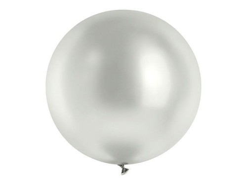 Balon Glossy srebrny 100cm