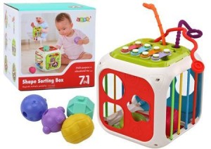 KOSTKA EDUKACYJNA 7W1, LEANTOYS