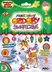 PIASKOWE OZDOBY ŚWIĄTECZNE. PAKIET NR 3