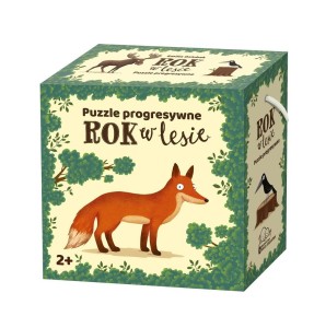 ROK W LESIE. PUZZLE PROGRESYWNE, NASZA KSIĘGARNIA
