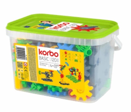 Basic klocki 120 el, Korbo