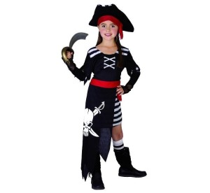 STRÓJ PIRATKA Z CZASZKĄ ROZM. 120/130CM