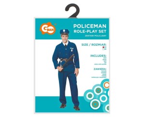 STRÓJ DLA DOROSŁYCH POLICJANT ROZM.52