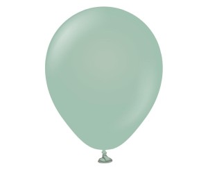 BALONY RETRO ZIMOWE ZIELONE 13CM 100SZT