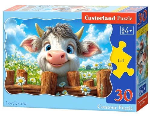 Puzzle 30 Lovely Cow CASTOR, Castorland