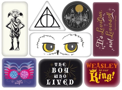 Harry Potter Magnesy zestaw Symbole, Half Moon Bay