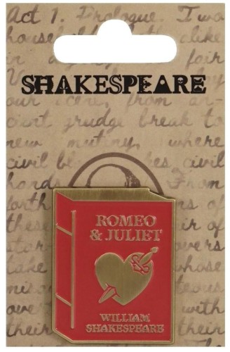 Szekspir Przypinka metalowa - Romeo i Julia