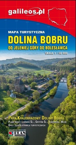 Mapa turystyczna - Dolina Bobru 1:50 000 w.2025