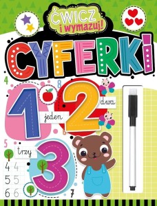 ĆWICZ I WYMAZUJ! CYFERKI + FLAMASTER