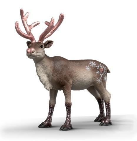 Renifer Świąteczny różowozłoty, SCHLEICH