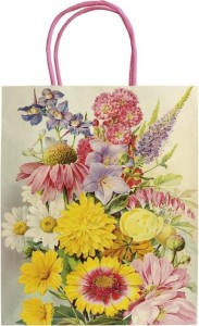 TOREBKA OZDOBNA A5 STBAG139 LETNIE KWIATY