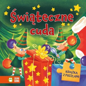 ŚWIĄTECZNE CUDA. KSIĄŻKA Z PUZZLAMI