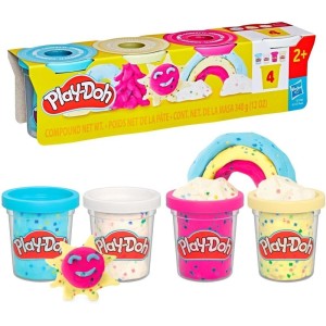 CIASTOLINA CONFETTI 4-PAK PLAY-DOH, HASBRO