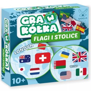 GRA W KÓŁKA FLAGI I STOLICE, KANGUR