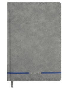 TERMINARZ 2027 A5 DZIENNY SZARY