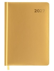 TERMINARZ 2027 A5 DZIENNY ZŁOTY