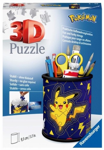 Puzzle 3D 54 Przybornik Pikachu, Ravensburger