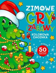 ZIMOWE GRY I ZABAWY. KOLOROWA CHOINKA