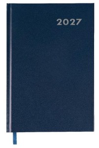 TERMINARZ 2027 A5 DZIENNY NIEBIESKI