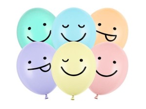 BALONY BUŹKI 30CM 6SZT