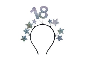 OPASKA Z GWIAZDKAMI 18 SREBRNA, PARTYDECO