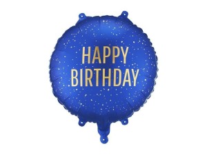 BALON FOLIOWY PASTYLKA HAPPY BIRTHDAY 35X35CM