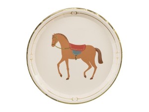 TALERZYKI KOŃ 23CM 6SZT