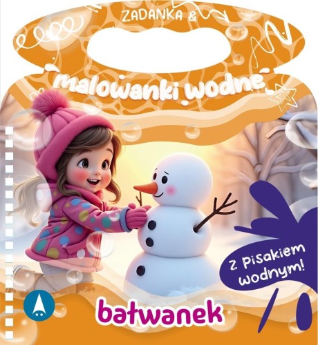 Zadanka & malowanki wodne. Bałwanek