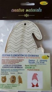 ZESTAW ELEMENTÓW DO ZDOBIENIA BN 9X14CM