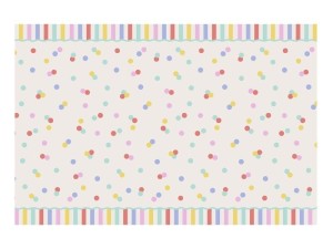 OBRUS PAPIEROWY KONFETTI 180X120CM
