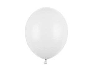 BALONY STRONG PASTEL PURE WHITE 30CM 10SZT