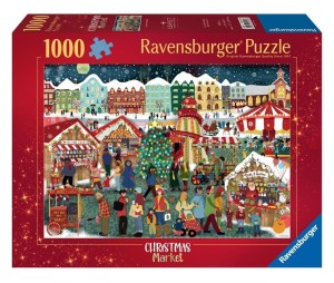 PUZZLE 2D: JARMARK ŚWIĄTECZNY 1000EL, RAVENSBURGER