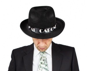 KAPELUSZ AL CAPONE CZARNY