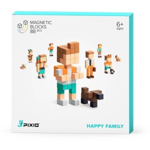KLOCKI PIXIO 88 HAPPY FAMILY, PIXIO