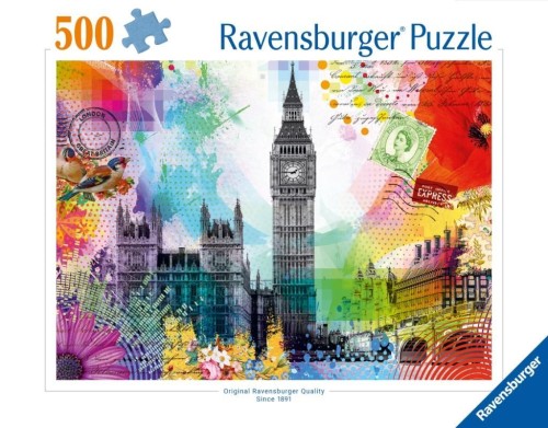 Puzzle 2D: Londyn 500el, Ravensburger