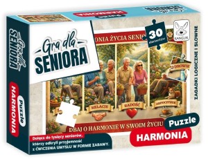 GRA DLA SENIORA. PUZZLE HARMONIA, KANGUR