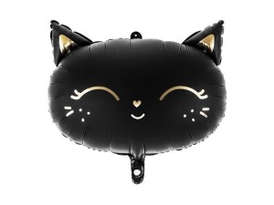 BALON FOLIOWY KOTEK 48X36CM CZARNY