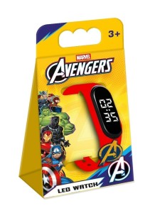 ZEGAREK LED Z PRZYPINKĄ AVENGERS, DIAKAKIS