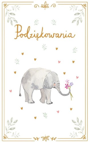 Kartka podziękowaniowa