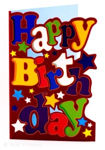 KARNET URODZINY - RED FUNKY BIRTHDAY