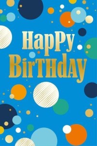 KARNET URODZINY - BIRTHDAY DOTS