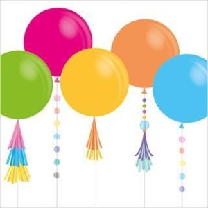 KARNET UNIWERSALNY - WHITE VELVET BALLOONS