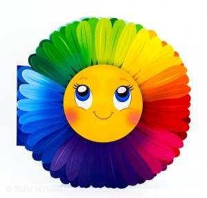 KARNET UNIWERSALNY - RAINBOW FLEUR